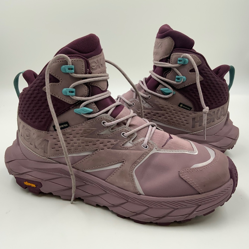 Hoka Women's Athletic Shoes in Purple and Teal